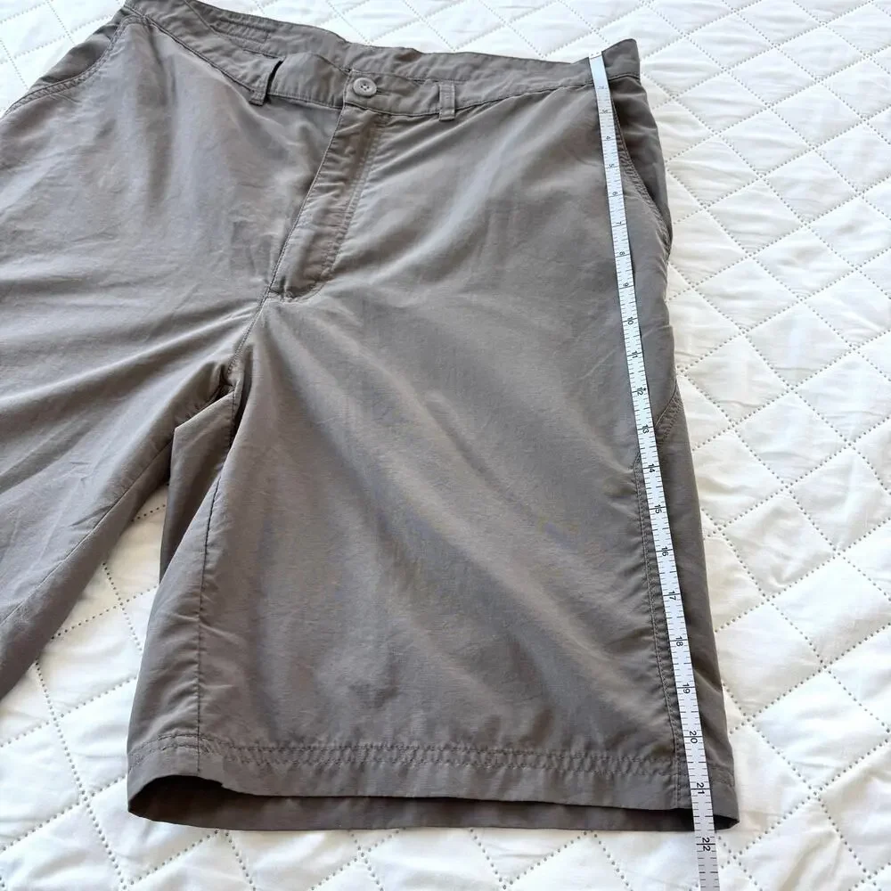 Patagonia Men’s Hiking Travel Shorts 36 Gray Nylon Stretch Outdoor Trail Casual